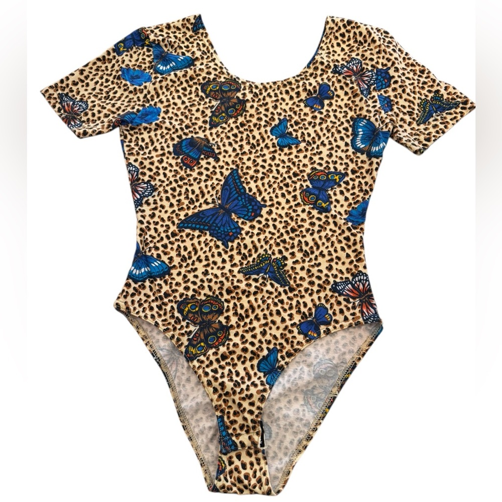 The Limited - Vintage 90s Y2K Animal Print Bodysuit